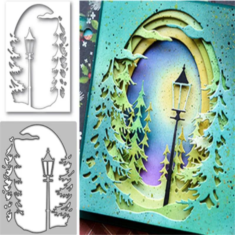 Crazyclown Christmas Backgrounds Metal Cutting Dies for DIY Scrapbooking Album Embossing Paper Cards Decorative Craf